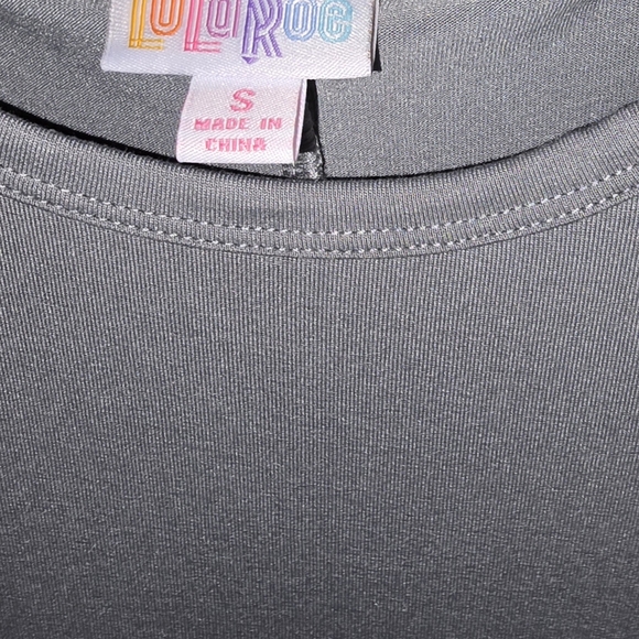 LuLaRoe Heather Gray Dress Sz S - Picture 5 of 5